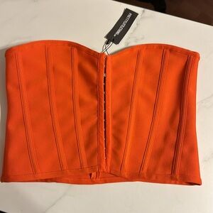 Orange Corset